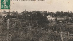 Carte postale ancienne de la ville de Molières 82