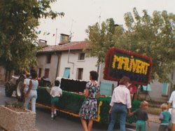 Photo de la fête des chars de 1990