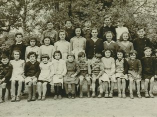 École de Sainte-Arthémie, Classe de 1950 Photo d'écoliers
