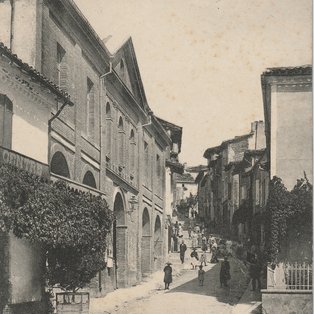 Carte postale ancienne de la ville de Molières 82