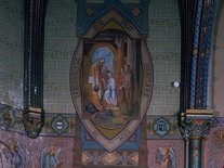 Photo de la peinture de l'église de Molières