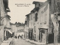 Photo d'une rue de Molières