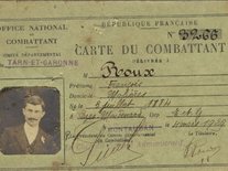 Carte du Combattant 14-18