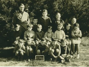 École de Saint-Amans, Classe de M.Bistour, 1965 Photo de classe