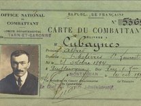 Carte du Combattant 14-18