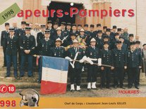 photo des sapeurs-pompiers Molières 1998
