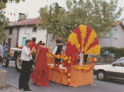 Photo de la fête des chars de 1990
