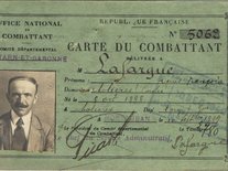 Carte du Combattant 14-18