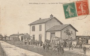 Carte postale ancienne de la ville de Molières 82