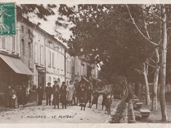 Carte postale ancienne de la ville de Molières 82