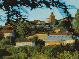 carte postale de la vue d'ensemble de Molières