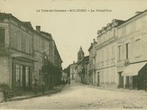 Carte postale ancienne de la ville de Molières 82