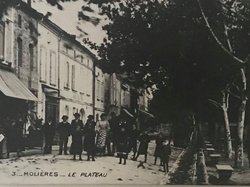 Carte postale ancienne de la ville de Molières 82