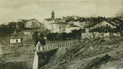 Carte postale ancienne de la ville de Molières 82