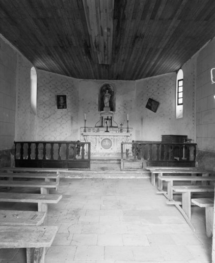 Intérieur de la chapelle de saint paul de Fustin