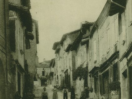 Carte postale ancienne de la ville de Molières 82