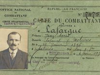 Carte du Combattant 14-18