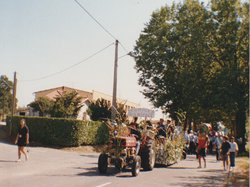 Photo de la fête des chars de 1991