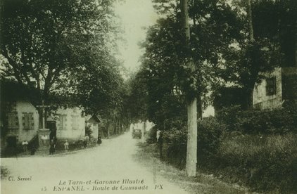 Carte Postale d'Espanel route de Caussade