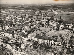 Carte postale ancienne de la ville de Molières 82