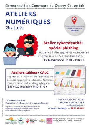 Affiche pour un atelier numérique