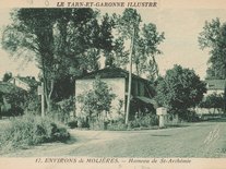 Photo de l'entrée d'un village
