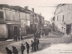 Carte postale ancienne de la ville de Molières 82