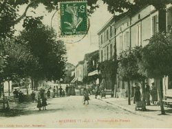 Carte postale ancienne de la ville de Molières 82