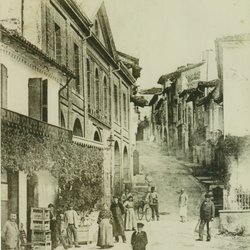 Carte postale ancienne de la ville de Molières 82