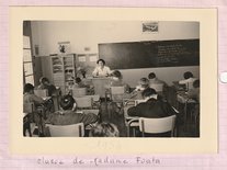 Classe de Molières 1954 avec Mme Fouata Photo de classe