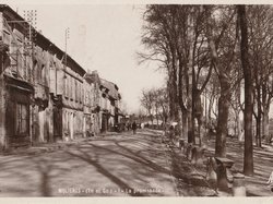 Carte postale ancienne de la ville de Molières 82