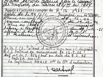 Lettre d'anciens combattant 52-63