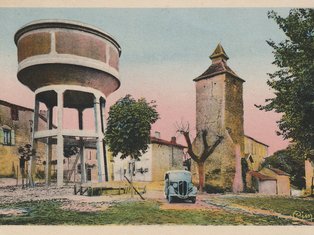 Carte postale de la tour de l'horloge