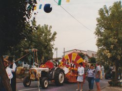 Photo de la fête des chars de 1990