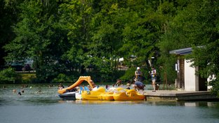 Photo d'activité nautique sur le lac de Molières