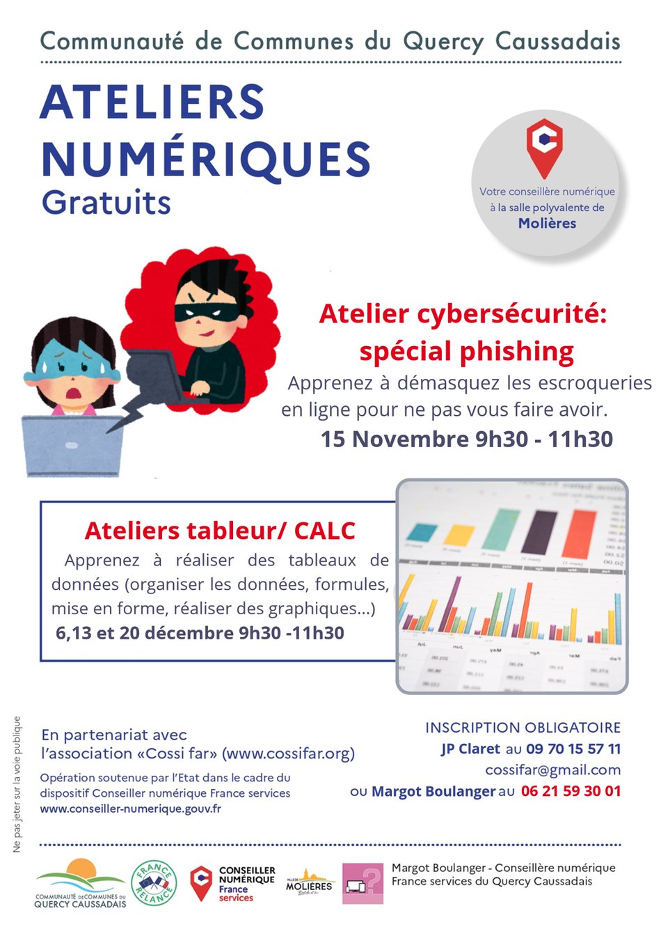 Affiche pour un atelier numérique